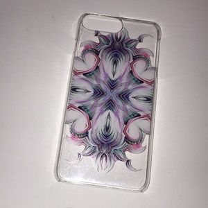 Clear iPhone 6/7/8 plus case with design